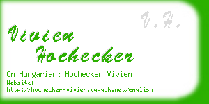 vivien hochecker business card